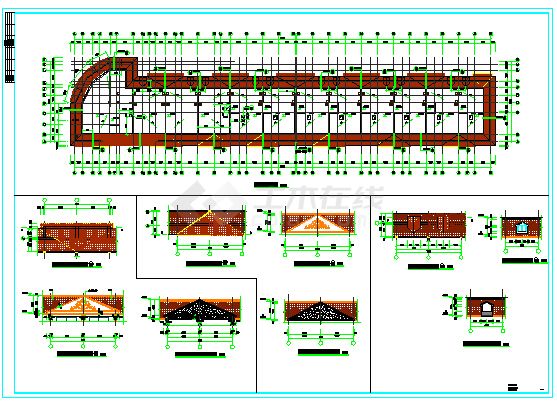 某地六层框架结构欧式住宅建筑设计施工图-图一