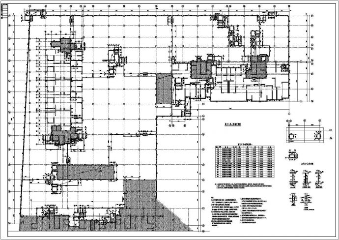 某地地下车库及周边坡道结构设计图_图1