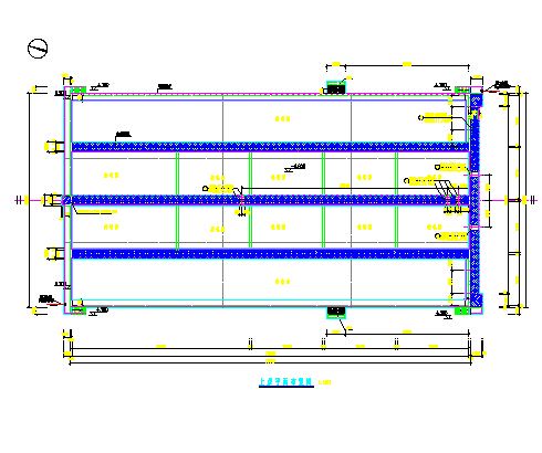 某地污水厂给排水A20生物反应池设计施工图-图二