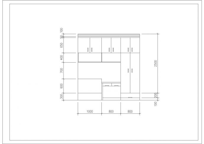某大型住宅项目室内家装cad设计施工图_图1
