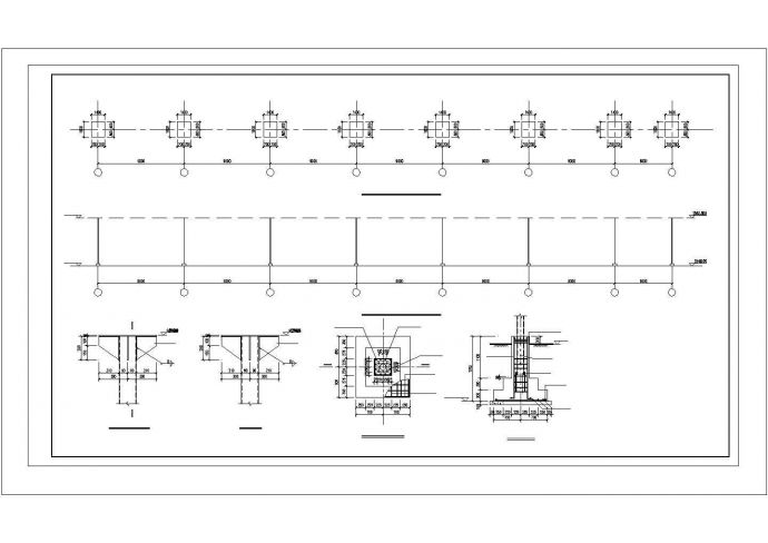 某钢结构外管CAD图纸_图1