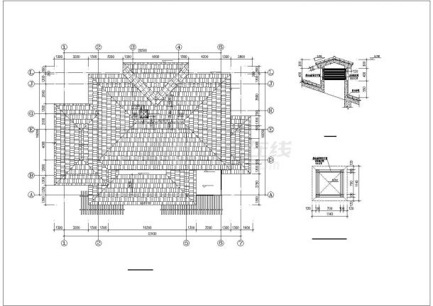 某多层别墅建筑CAD图纸-图一