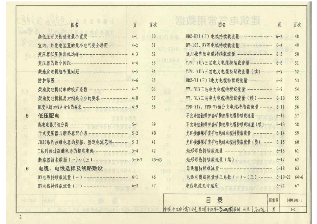 04DX101-1建筑电气常用数据-图二