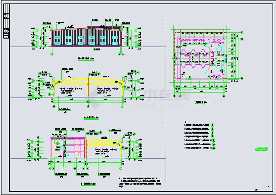 某工业园区大跨度标准化厂房建筑设计施工图-图二
