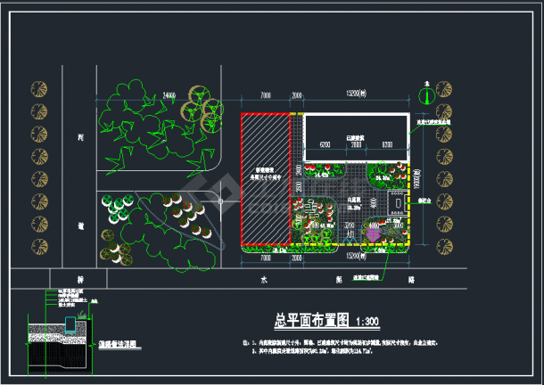 濮港村安息堂改扩建项目CAD建筑图纸-图二