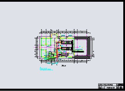 完整cass工艺污水处理厂设计图（含计算书）-图一