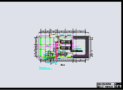 完整cass工艺污水处理厂设计图（含计算书）_图1