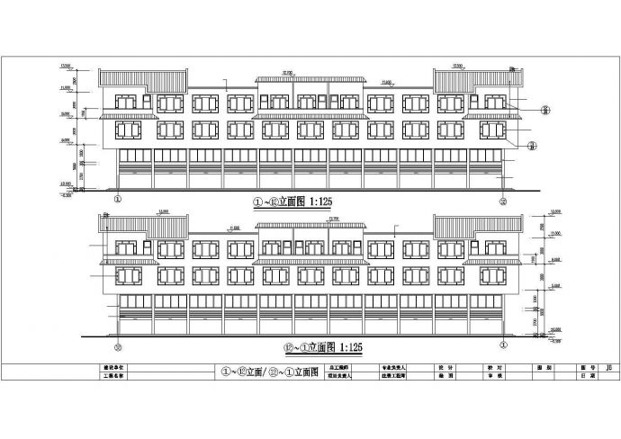 某大市场居住楼建筑施工CAD设计图纸_图1