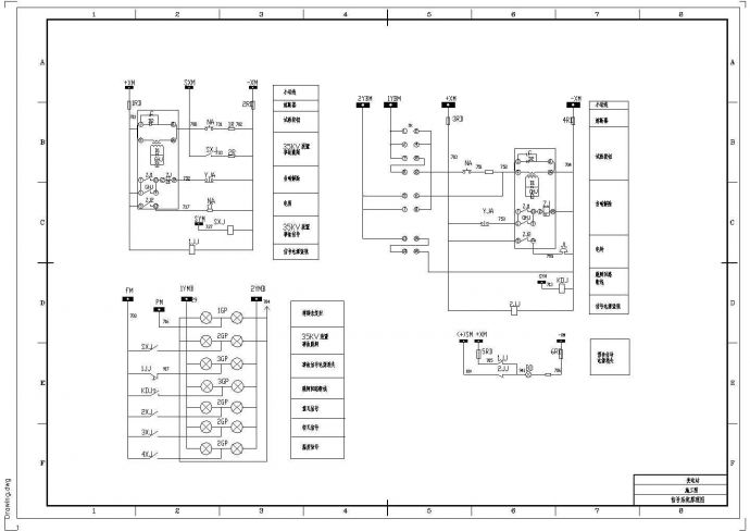典型变电站电气设备控制保护图纸_图1