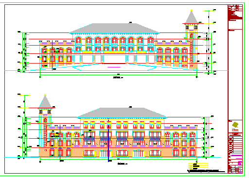 某地多层框架办公楼建筑设计施工图_图1