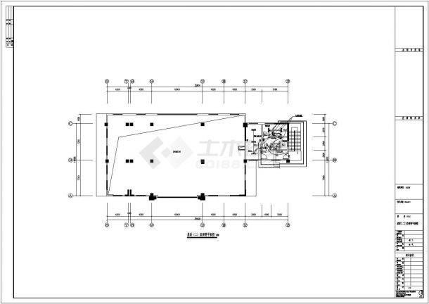 某地9层框架结构接待楼建筑设计施工图-图一