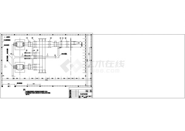 某升压变电站设计cad电气施工图-图二