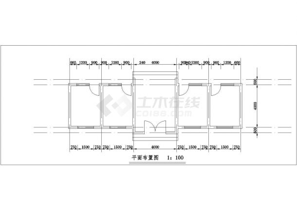 比较经典的古建筑立面建筑施工图-图一