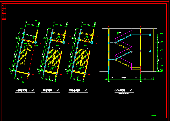 3层新中式商业街建筑施工图带效果图