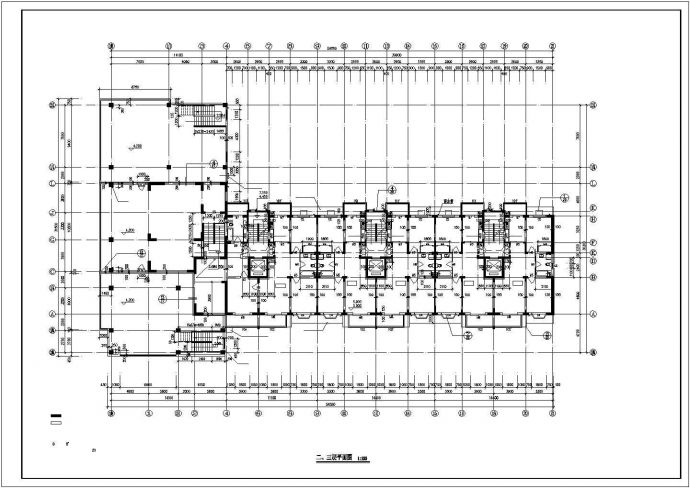 某市城区高层住宅建筑CAD设计图纸_图1