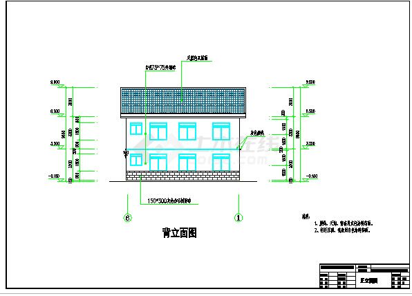【湖南】某3层别墅建筑结构设计施工图-图二