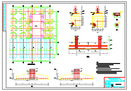 某地电厂锅炉房基础结构设计施工图