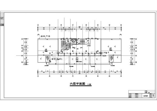 某多层框架结构市政办公大楼设计cad全套建施图-图二