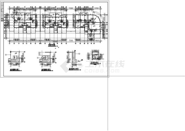 某市住宅小区建筑CA D设计施工图-图二