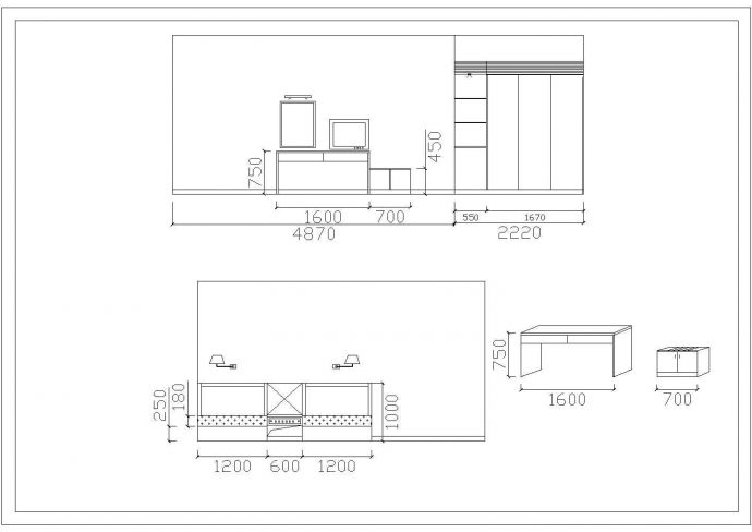标准住宅套房装修设计图纸（全套）_图1
