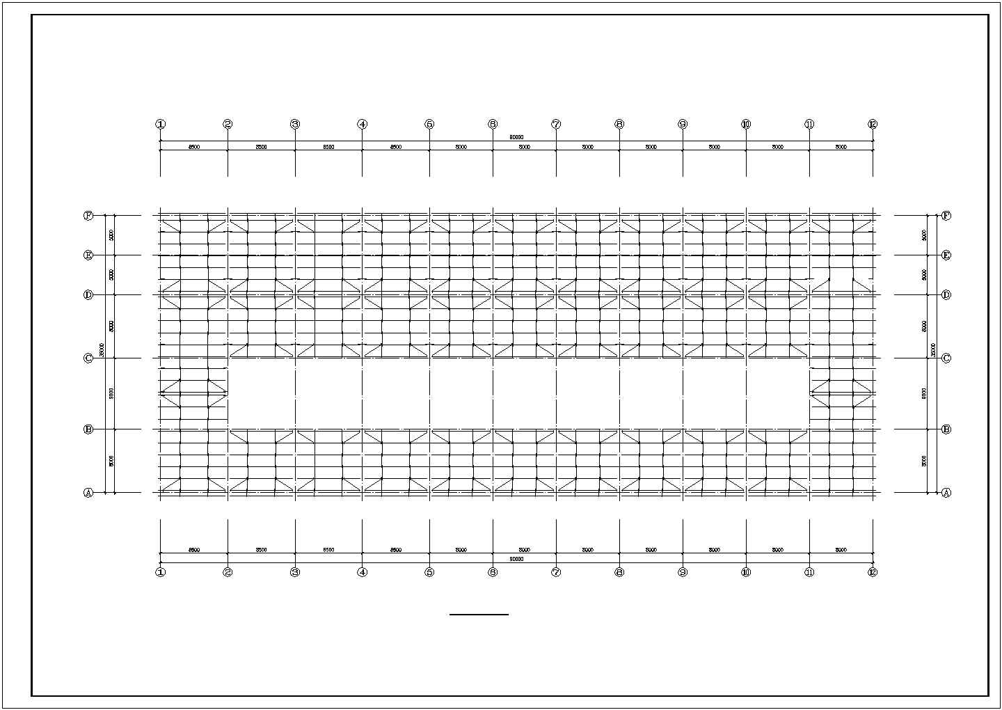 单跨重级吊车带天窗架厂房结构设计施工图