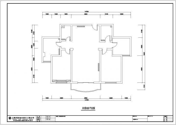 整套现代风格住宅装修设计CAD图_图1