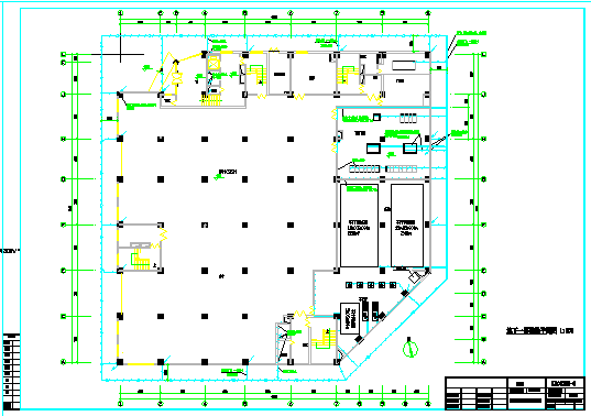 商务办公大楼电气cad施工全套设计图纸_图1