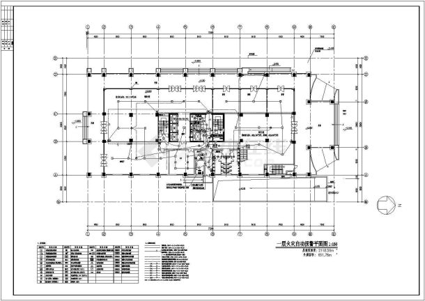 某地五层综合办公大楼电气cad施工设计图-图一