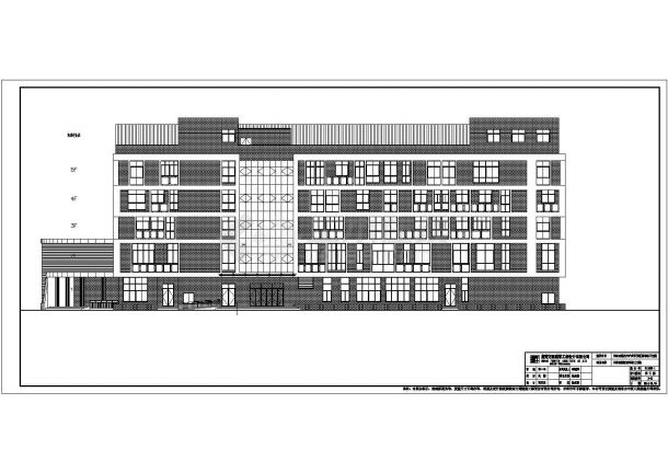 【长沙】五层框架结构综合医院建筑施工图-图二