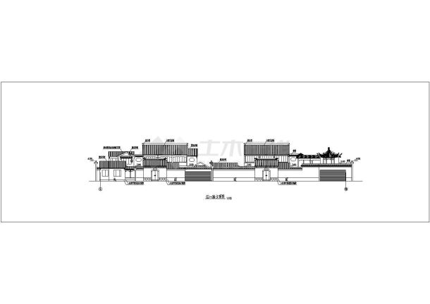 很受欢迎的仿古建筑施工图-图二