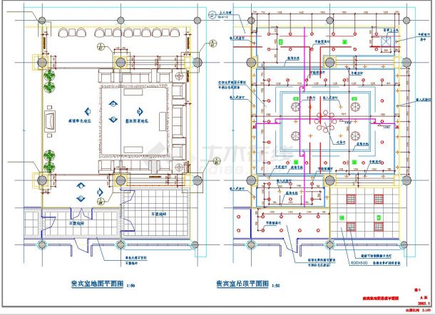 某地古建筑装修改造cad设计图-图一