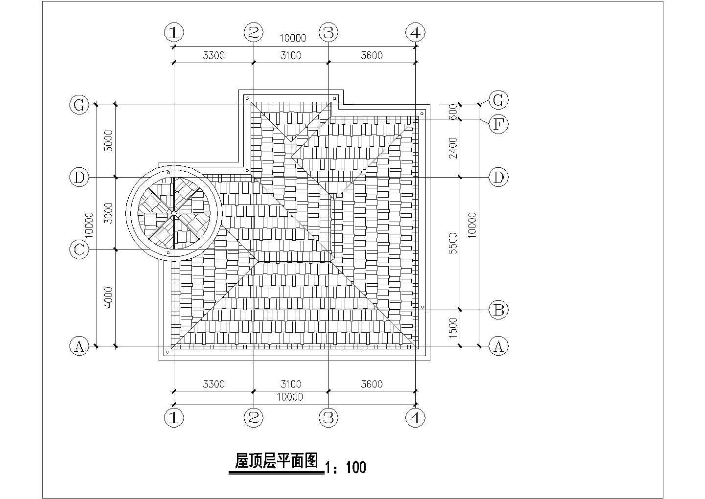 某农村实用型小别墅设计cad建施图