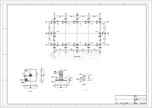 某15m跨度门式刚架工程结构图纸-图二