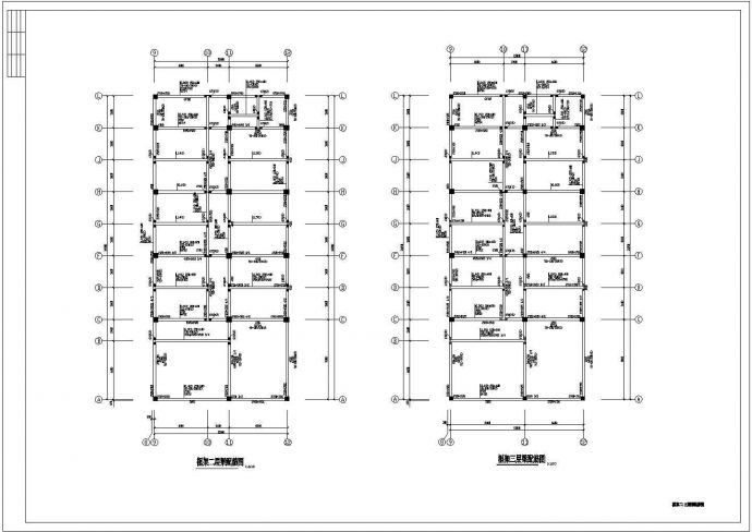 某实验小学4层砖混结构教学楼结构施工图_图1
