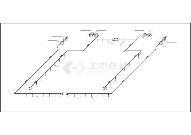 大学学生活动中心风冷热泵空调系统设计施工图-图二