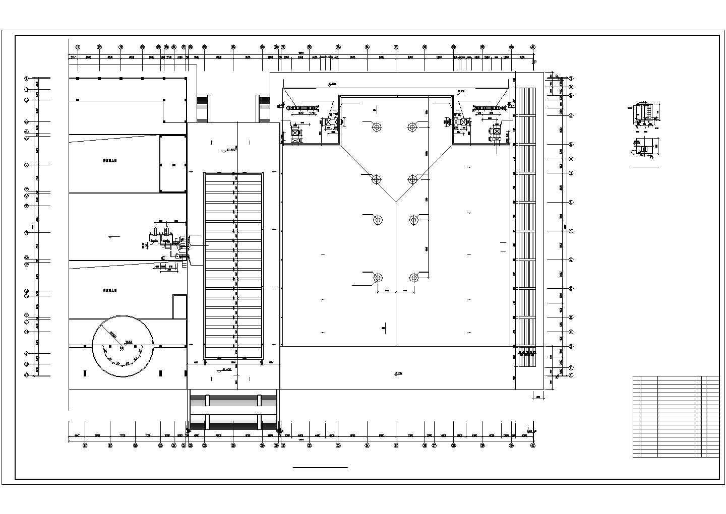 大学学生活动中心风冷热泵空调系统设计施工图
