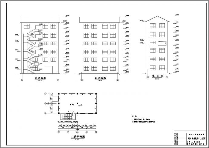 水电站制冷系统CAD平面布置参考图_图1