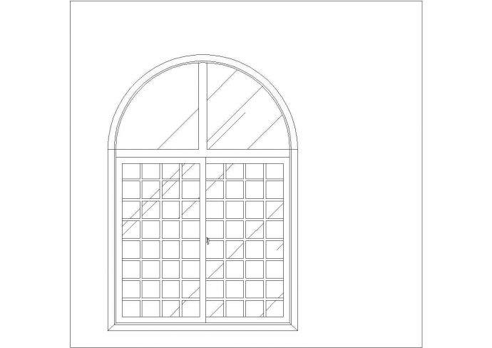 装修各种门窗的cad大样图和节点详图_图1