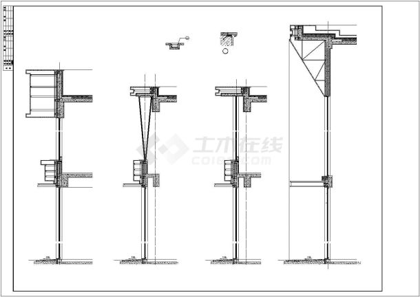 某地2层框架结构售楼处建筑施工图设计-图二