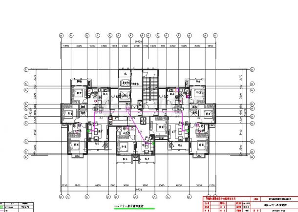 某高层商业住宅综合楼智能化和通信工程建筑cad图纸-图二