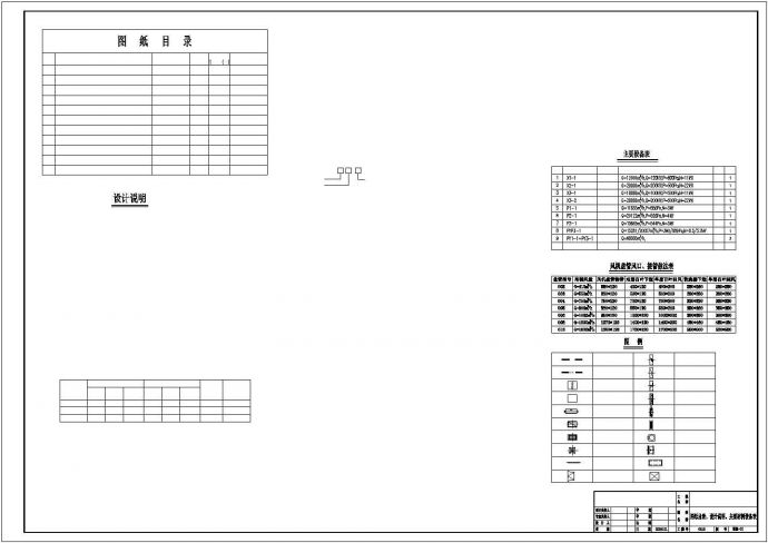 【北京】某KTV全套空调通风cad施工设计图_图1