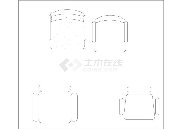 室内装修家具cad综合图库-图一