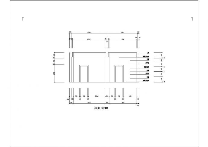 电信营业厅全套平立面cad施工设计图_图1
