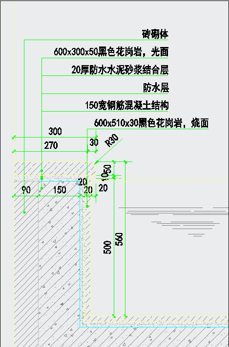 某景观水景建筑布置参考图-图一