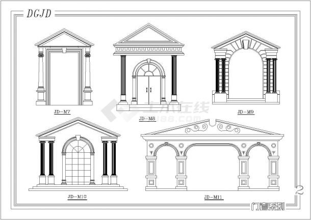 欧式建筑构件及欧式传统建筑元素-图二