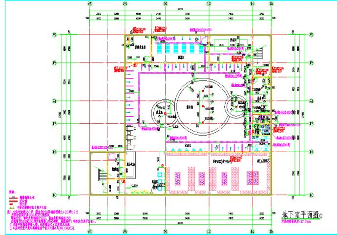 八层带地下室洗浴区宾馆建筑施工图_图1