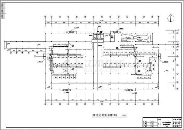 某地下汽车库建筑给排水设计施工图-图二