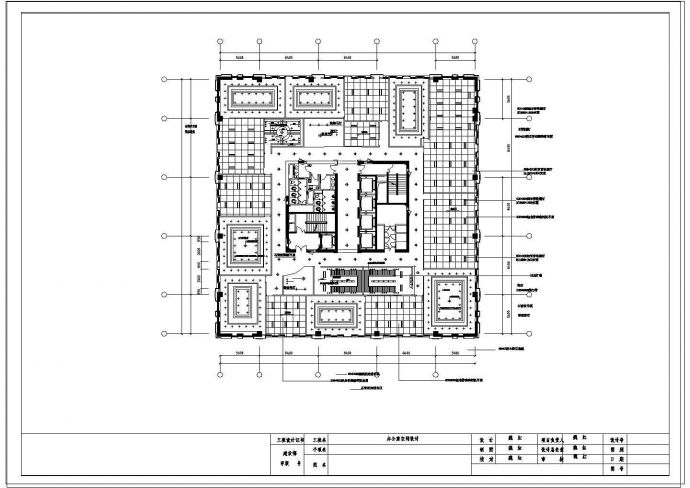 某两层框架结构办公楼方案图及施工图_图1