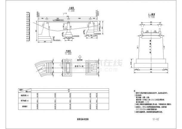某2-20m桥梁全套设计施工图纸-图一