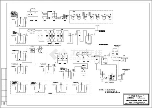 某厂电镀废水（回用）工艺流程图（一张）-图二
